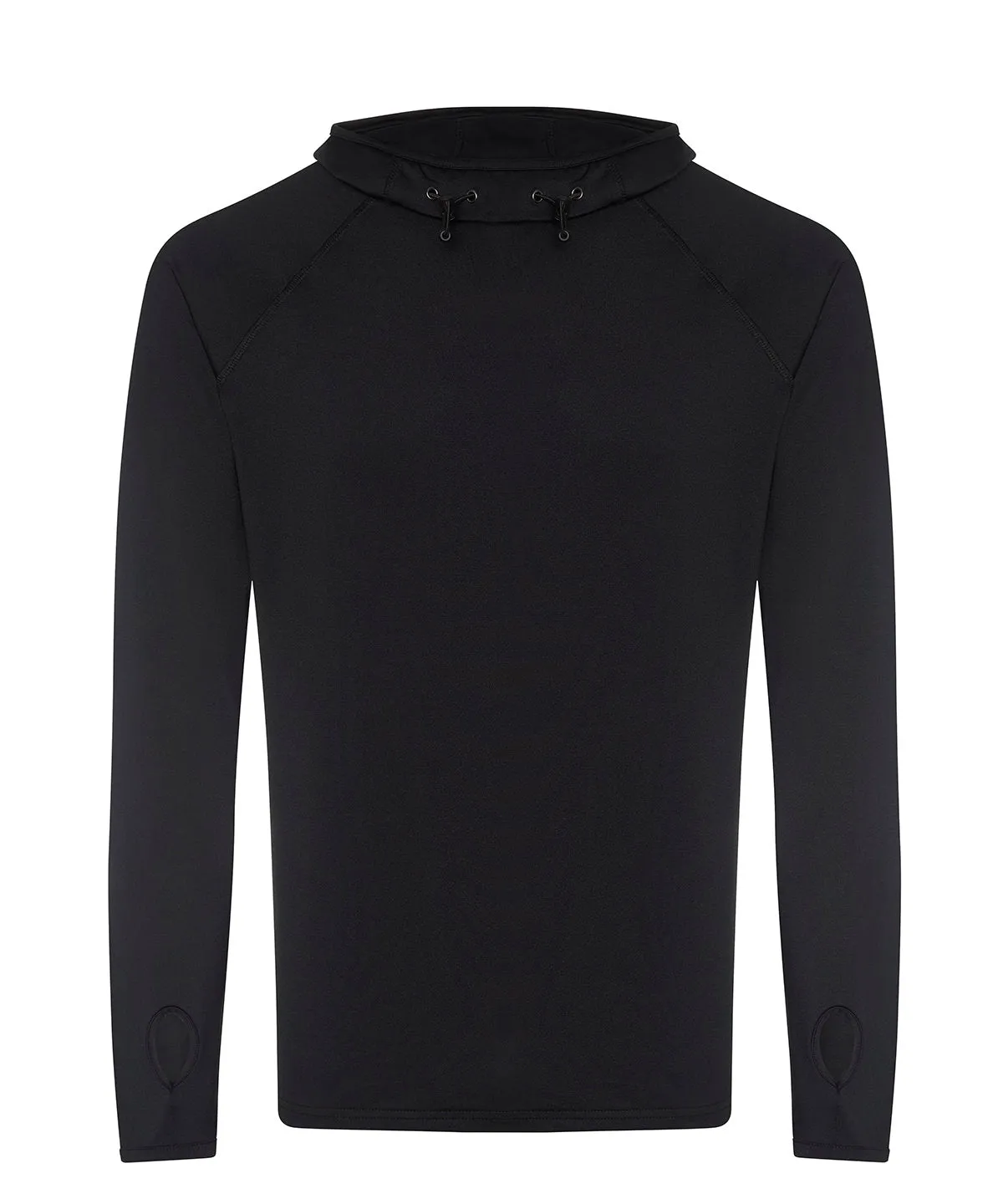 Jet Black - Cool cowl neck top