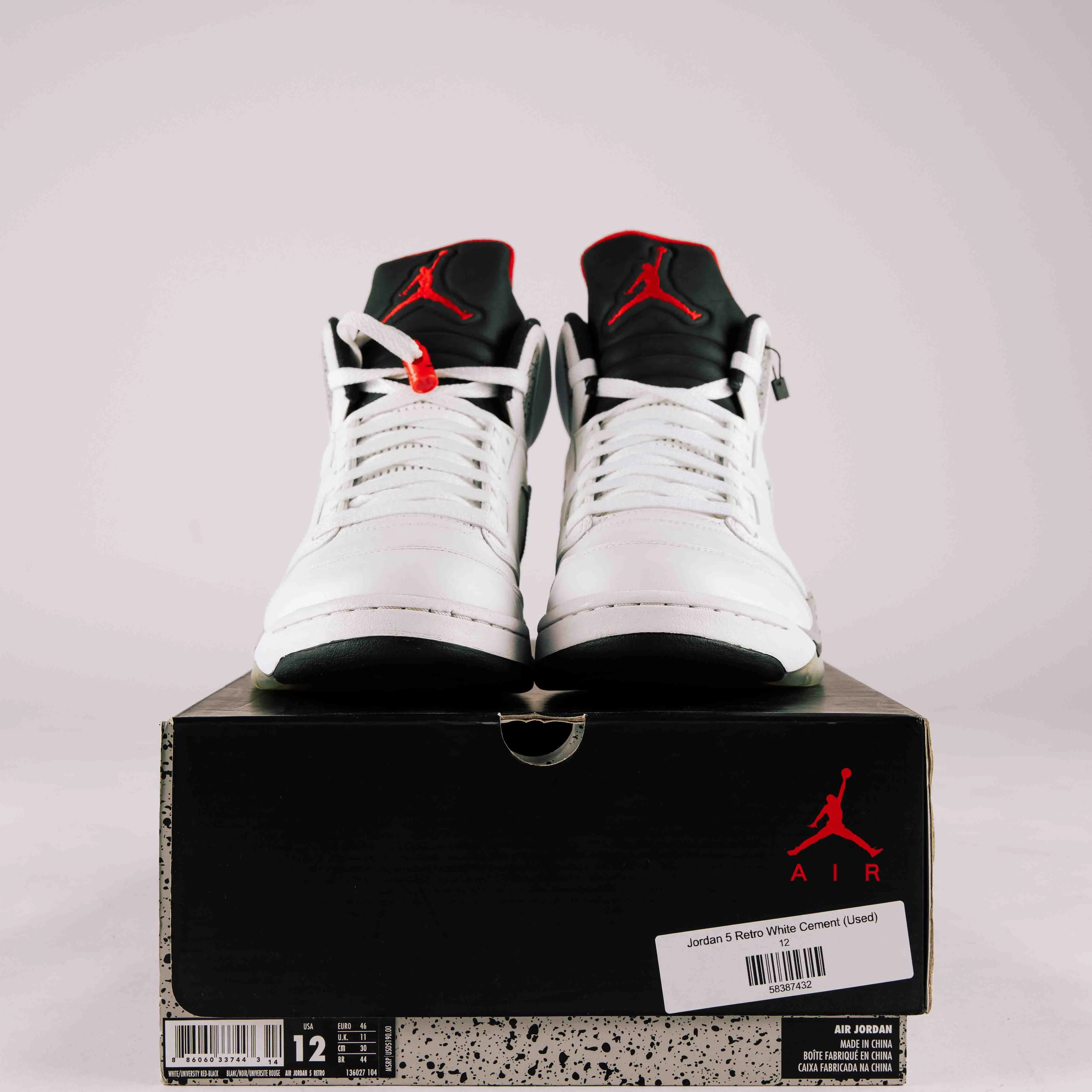 Jordan 5 Retro White Cement - Used - 0226