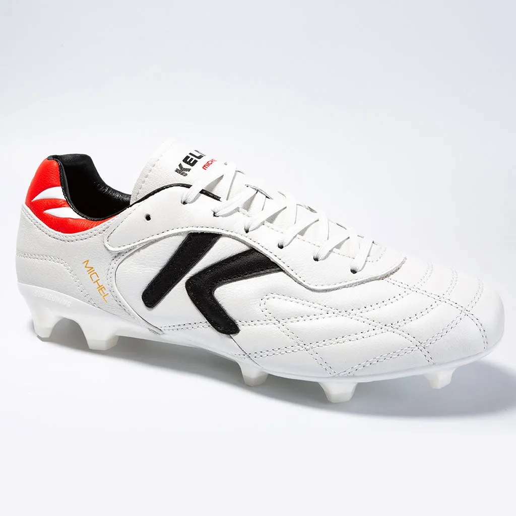 KELME Michel Football Boot - White/Red