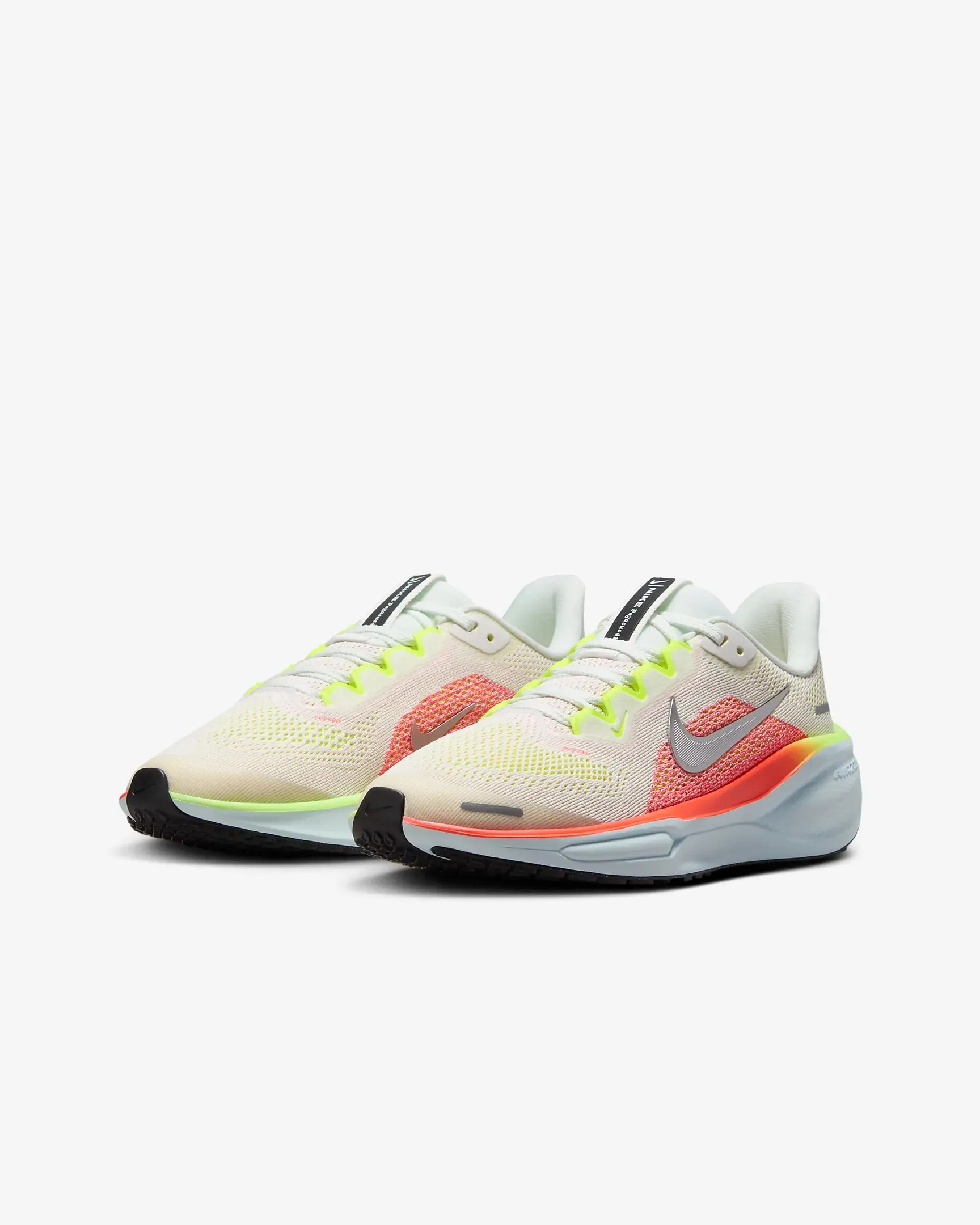 Kid's Air Zoom Pegasus 41 (100 - Summit White/Chrome-Bright Crimson)