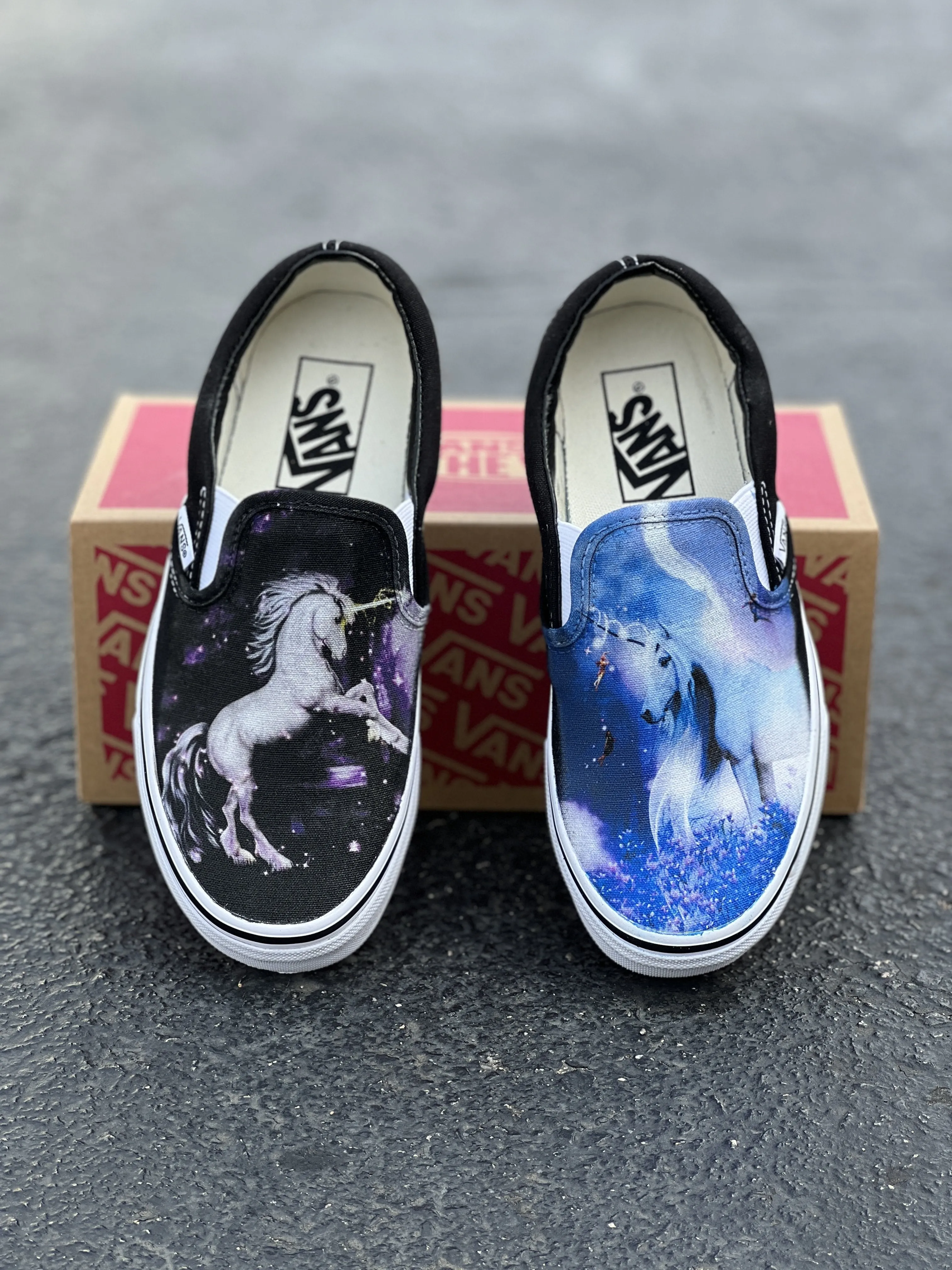 Kids Shoes - Mystical Unicorn Custom Slip Ons