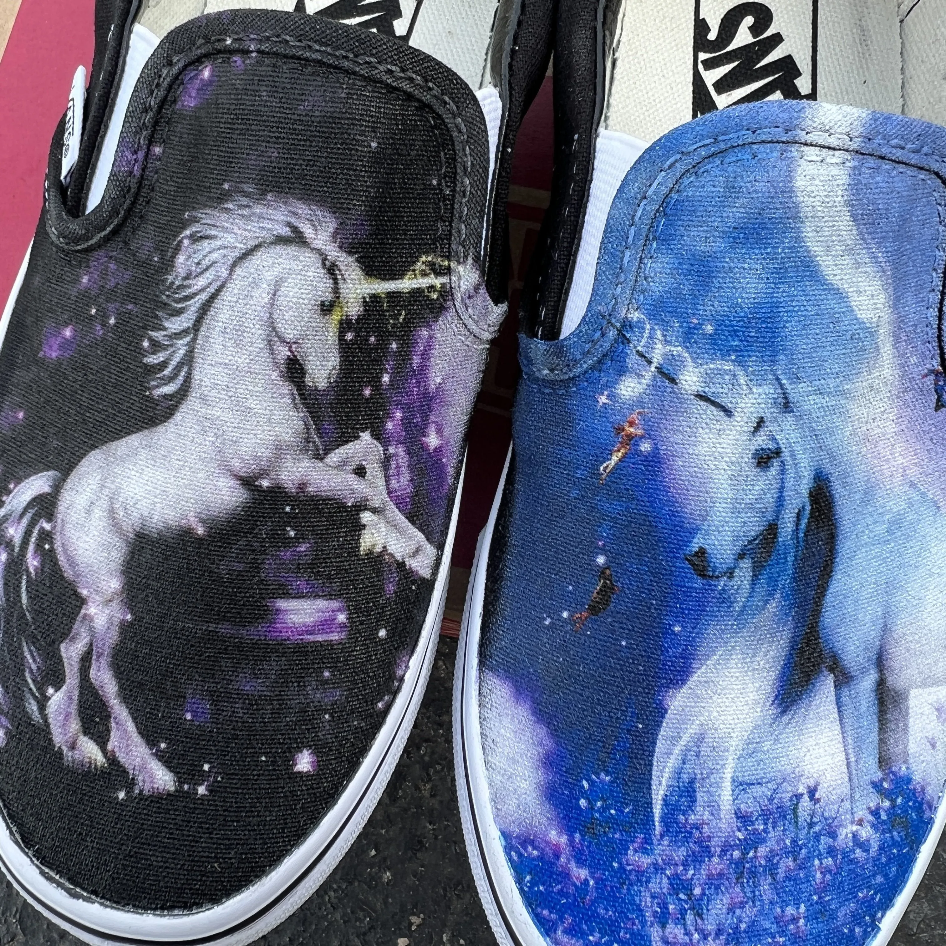 Kids Shoes - Mystical Unicorn Custom Slip Ons