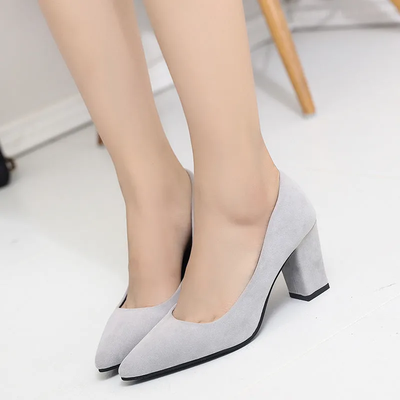 Korean Pointed Women's Shallow Mouth Shoes