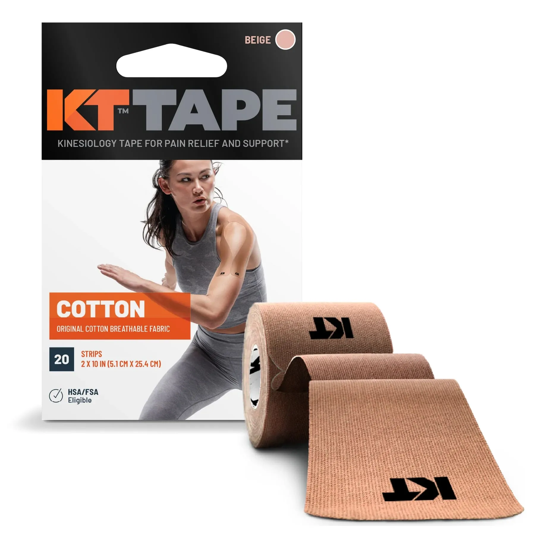 KT Tape Original Cotton 20 Strips