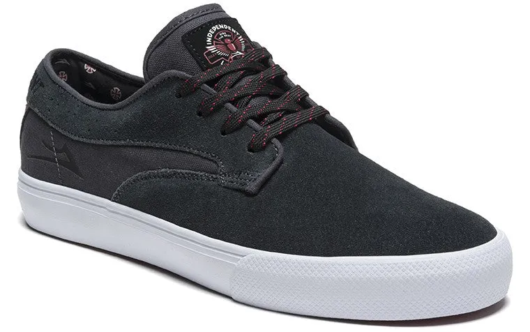 Lakai Shoes Riley Hawk x Indy Collab - Charcoal Suede