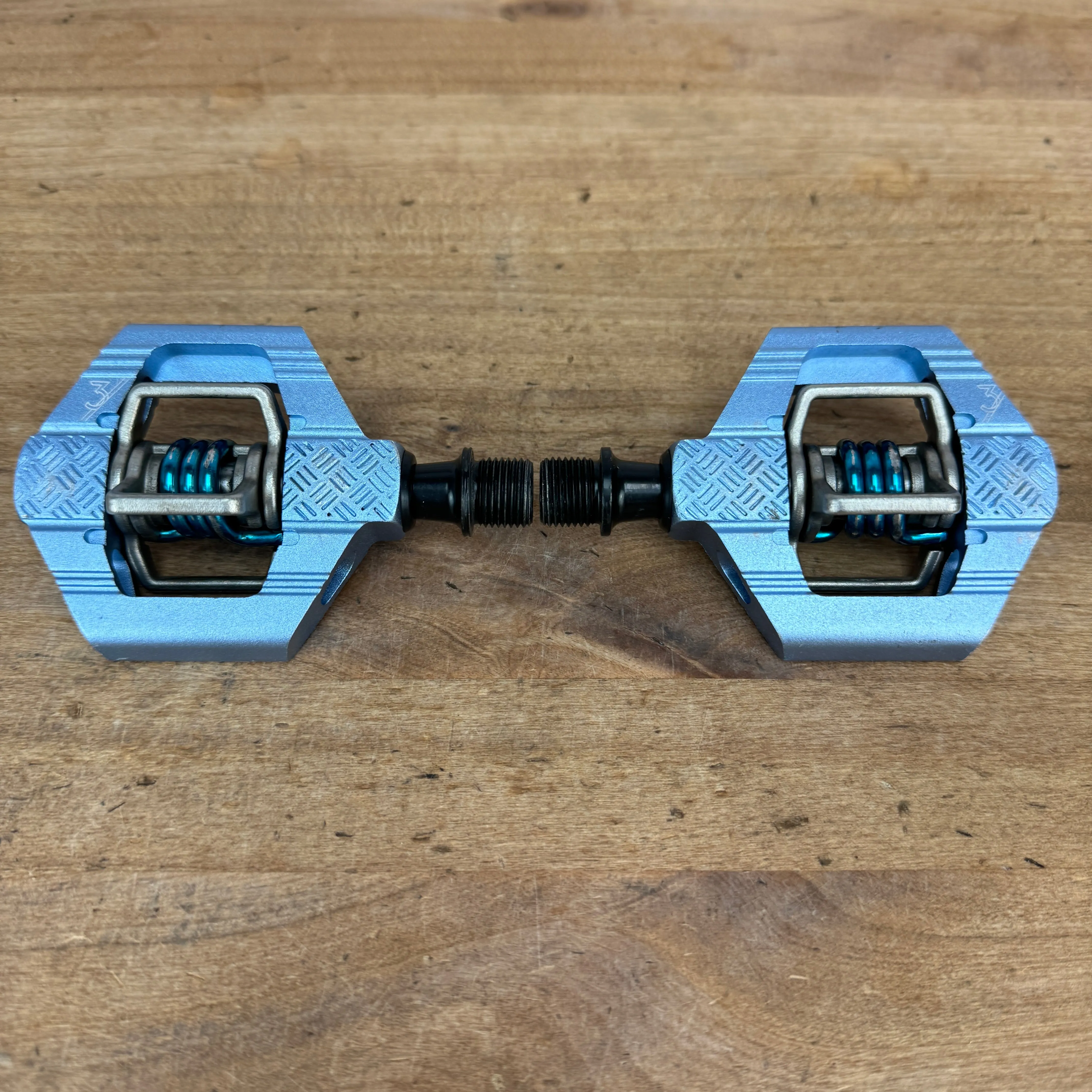 Light Wear! Crankbrothers Candy 3 Blue Dual-Sided Clipless Pedals 346g