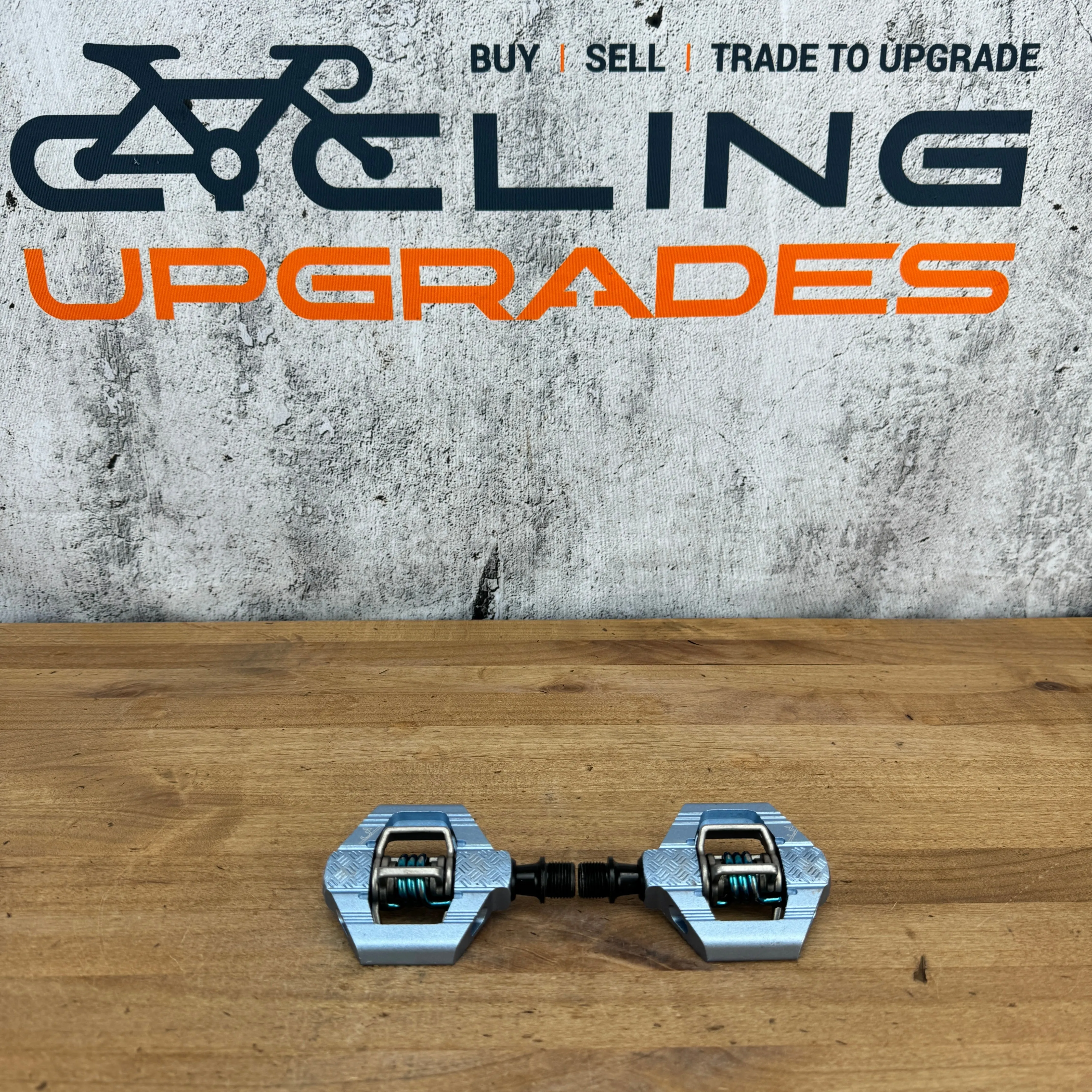 Light Wear! Crankbrothers Candy 3 Blue Dual-Sided Clipless Pedals 346g