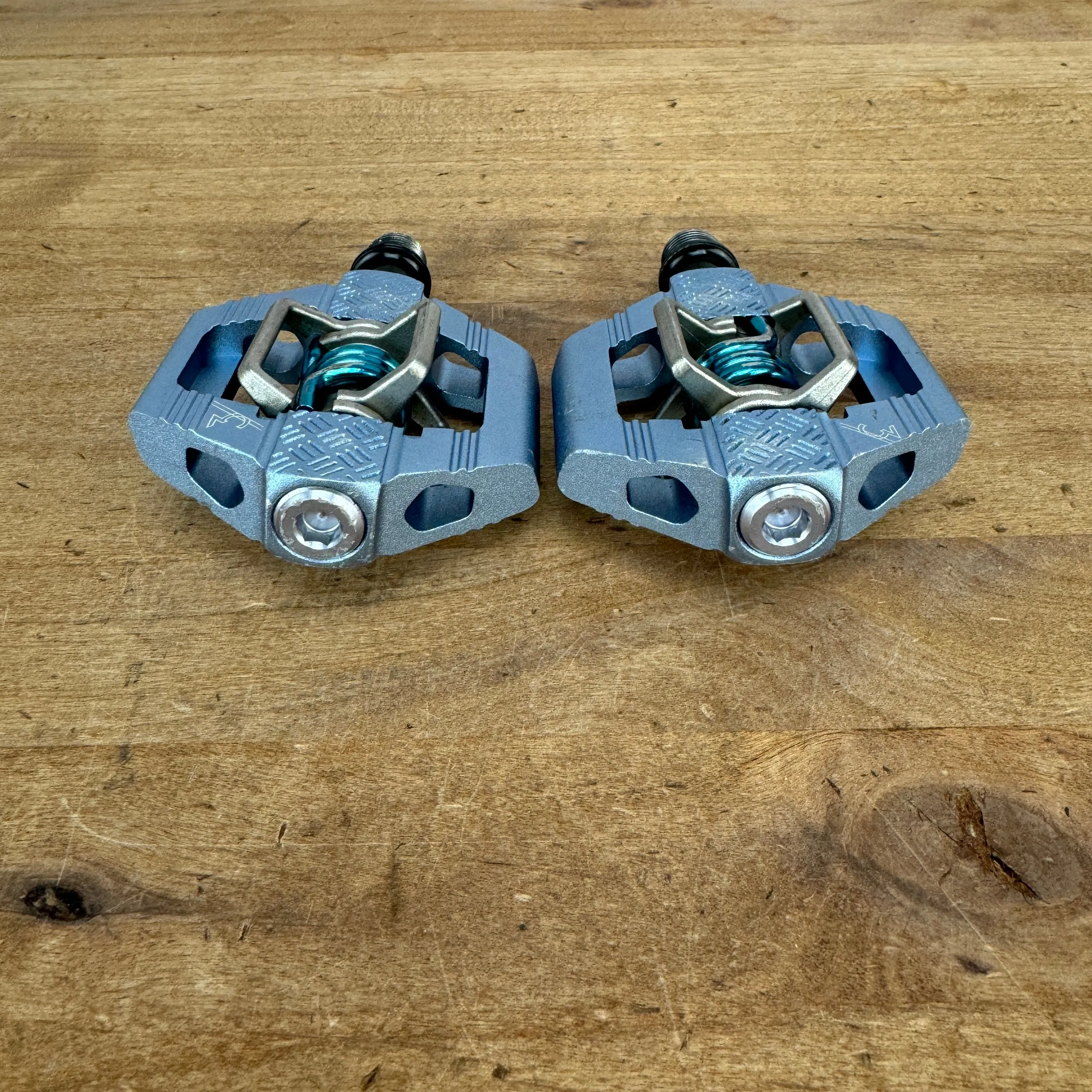 Light Wear! Crankbrothers Candy 3 Blue Dual-Sided Clipless Pedals 346g