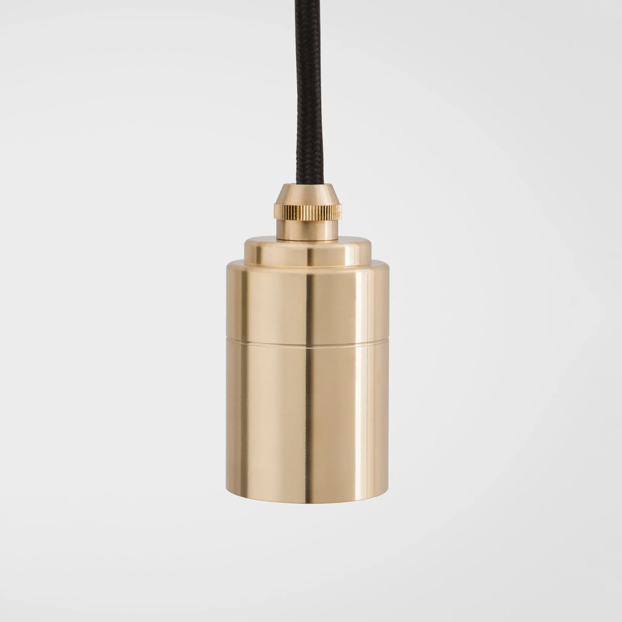 Linear Triple Pendant in Brass