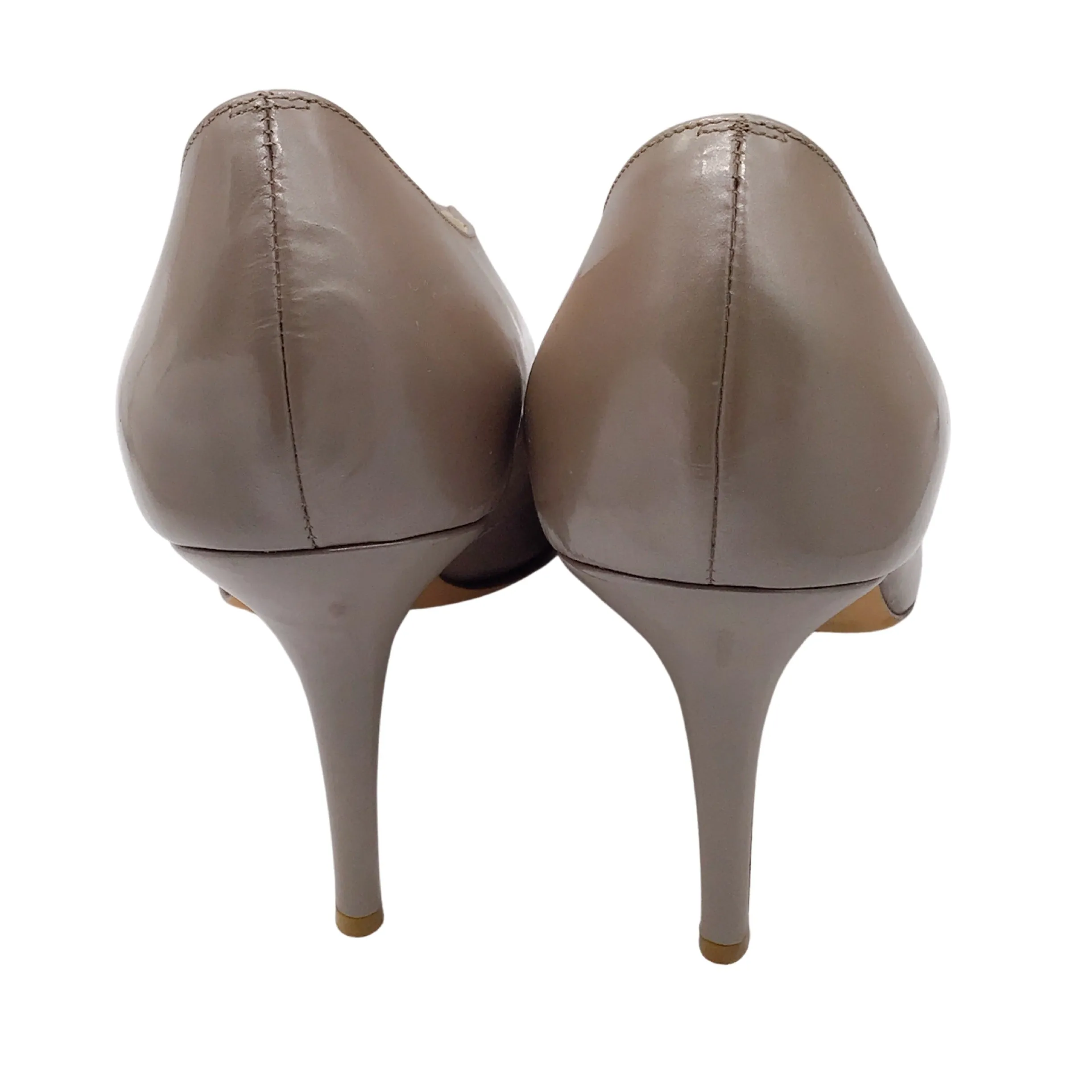 Manolo Blahnik Beige Pearl Mary Jane Pumps