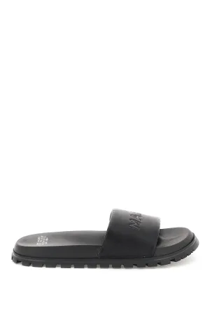 Marc jacobs leather slides