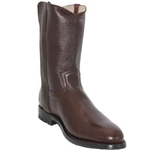 Men’s Genuine Leather Round Toe Roper Western Boot