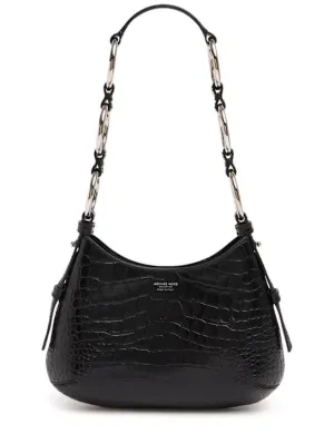 Michael Kors Collection   Mini Bardot hobo shiny croc embossed bag 