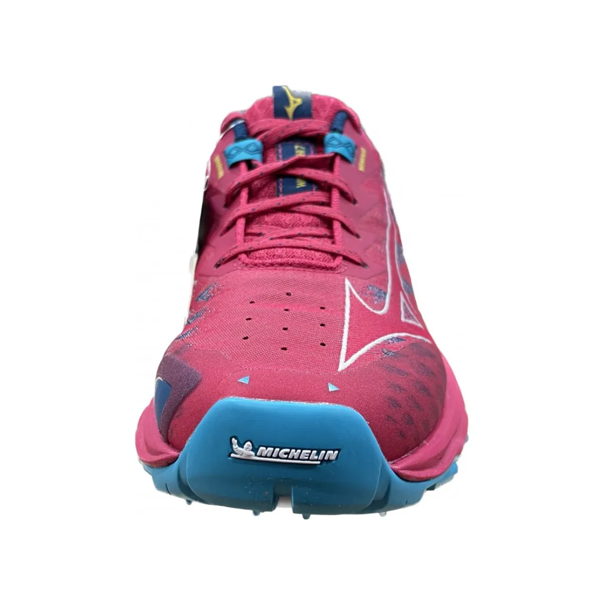 Mizuno Wave Daichi 7 Red Light Blue Shoes  Women