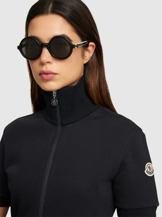 Moncler   Orbit acetate round sunglasses 