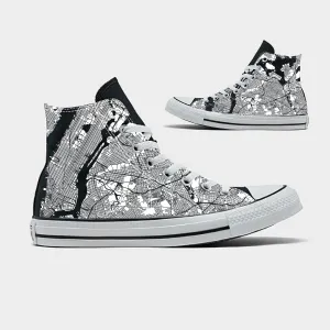 New York City Map - Custom Converse Shoes