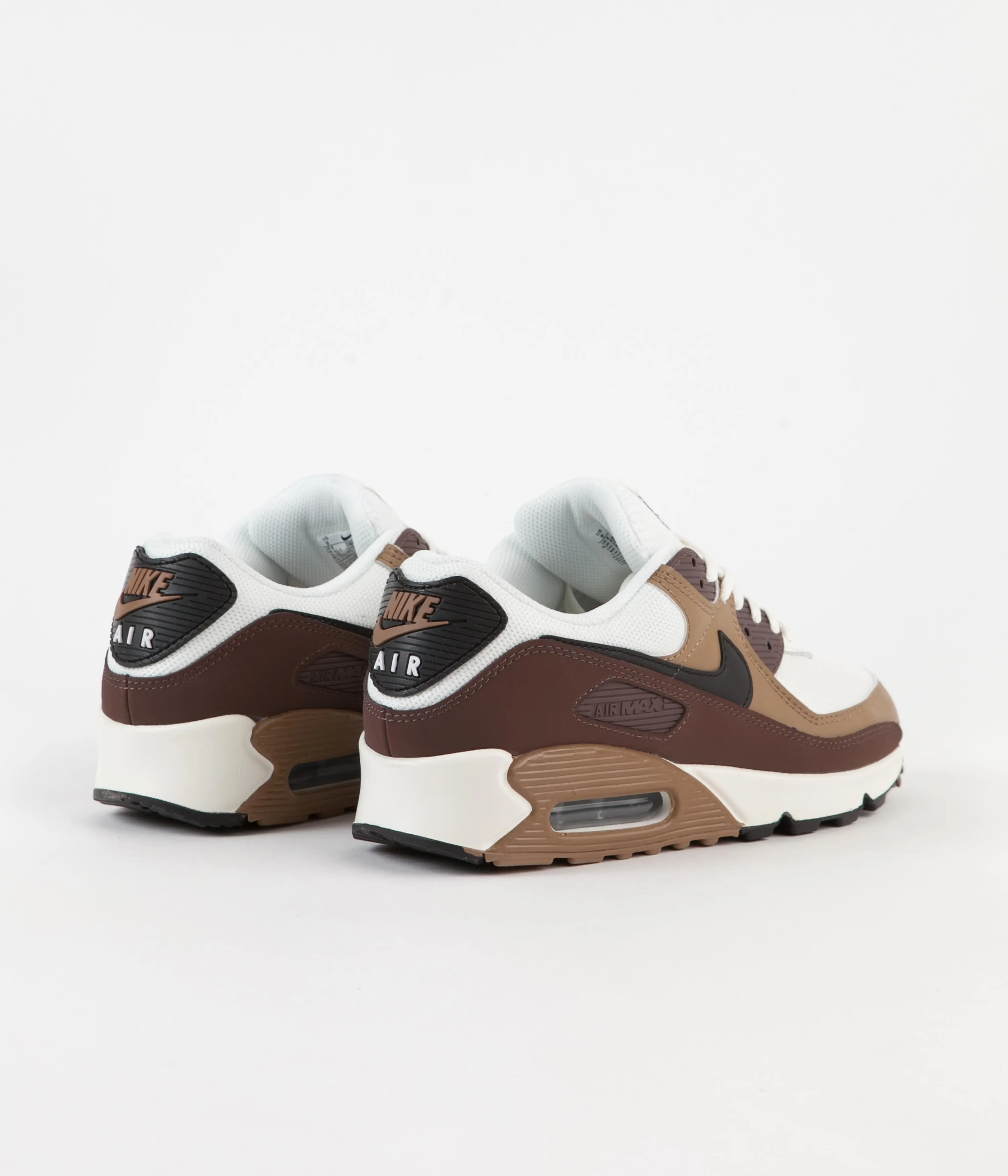 Nike Air Max 90 Shoes - Dark Driftwood / Black - Sail - Light Chocolate