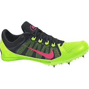 Nike Rival MD 7 Mens Track Spikes Running Shoes (Men 12, Electric Green/Hyper Punch/Black)