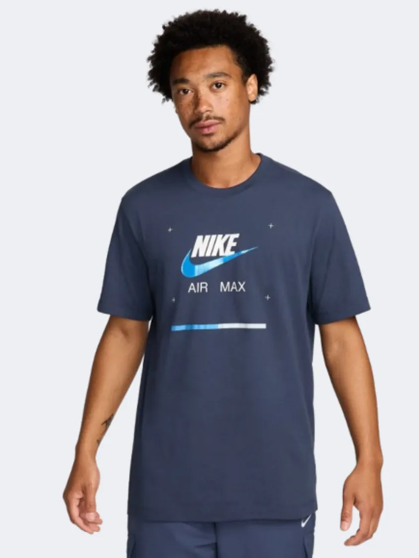 Nike Sportswear Air Max Men Lifestyle T-Shirt Midnight Navy