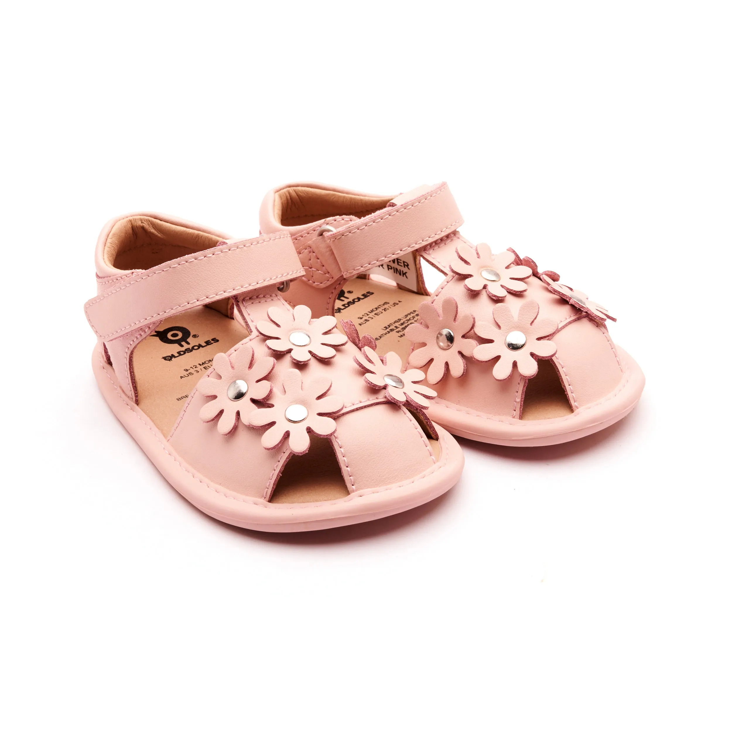 Old Soles Wild Flower Powder Pink Kids Sandals