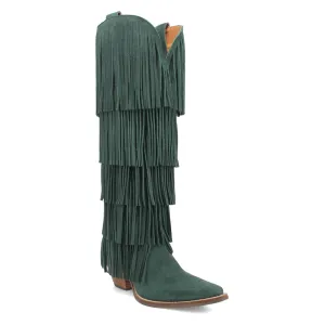 Online Exclusive | Dingo | Wild Child Suede Leather Boot in Green **PREORDER