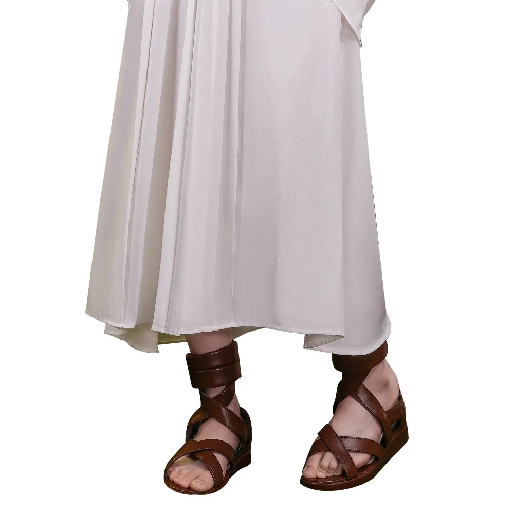 【Partial Ready For Ship】【Size S-3XL】【Last Batch】DokiDoki-R Game Costume White Dress / Shoes