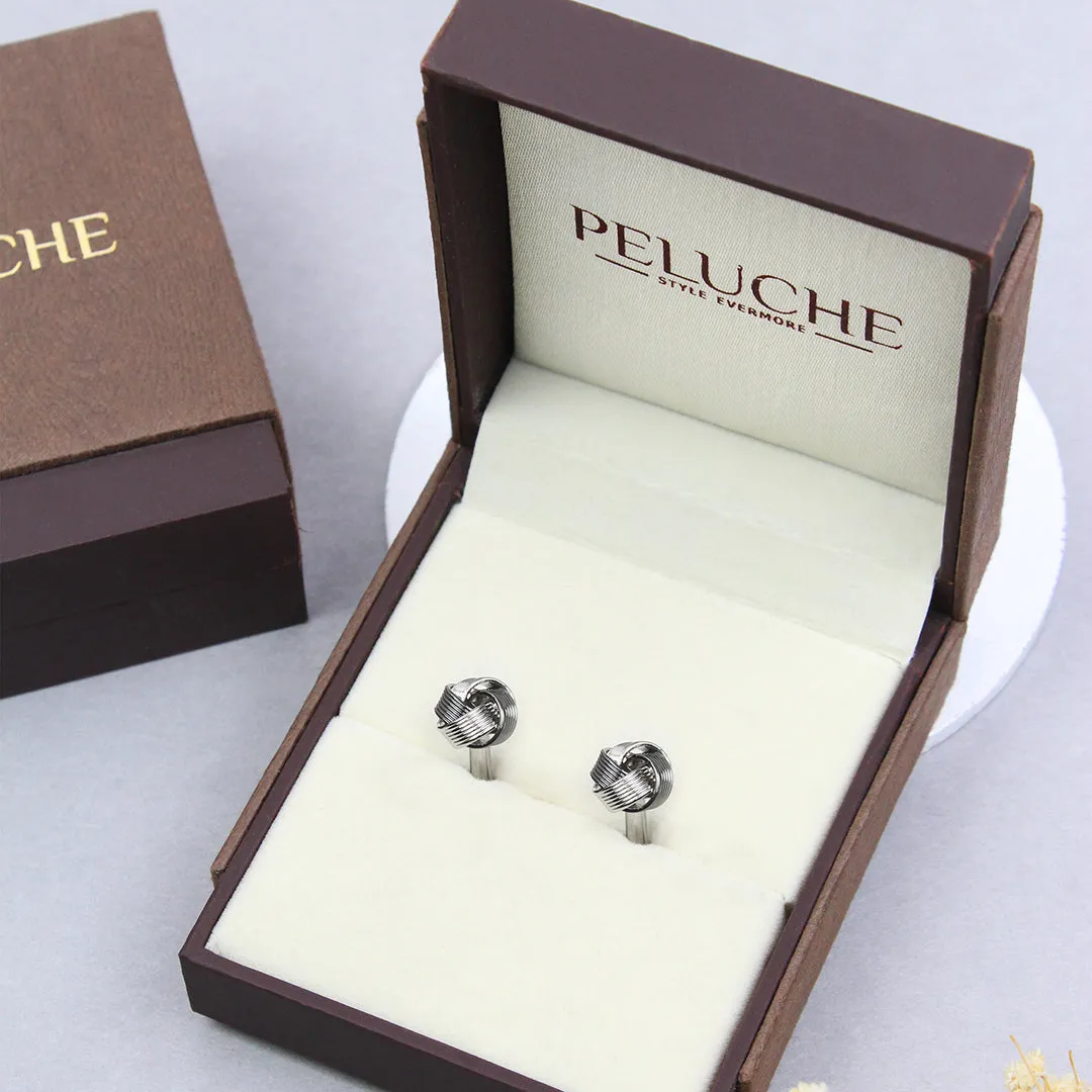 Peluche Double Knot Cufflinks