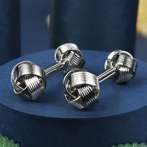 Peluche Double Knot Cufflinks