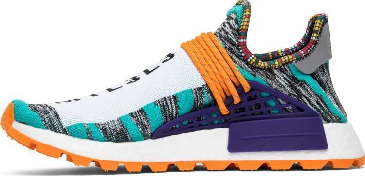 Pharrell x Adidas NMD Human Race Trail 'Solar Pack' Grey Light Blue Shoes Men Women Sneaker !!! CYBER MONDAY SALE !!!