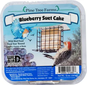 Pine Tree Farms Blueberry Suet Cake 12 oz.