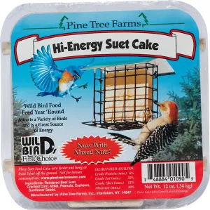 Pine Tree Farms Hi Energy Suet Cake 12 oz.