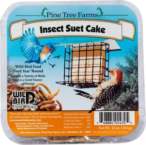 Pine Tree Farms Insect Suet Cake 12 oz.