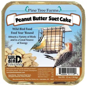 Pine Tree Farms Peanut Butter Suet Cake 12 oz.