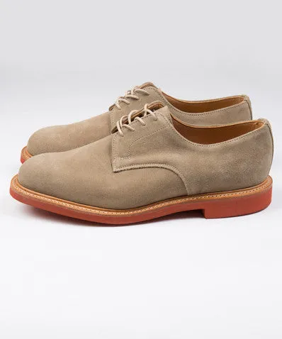 Plain Suede Derby Shoe Dirty