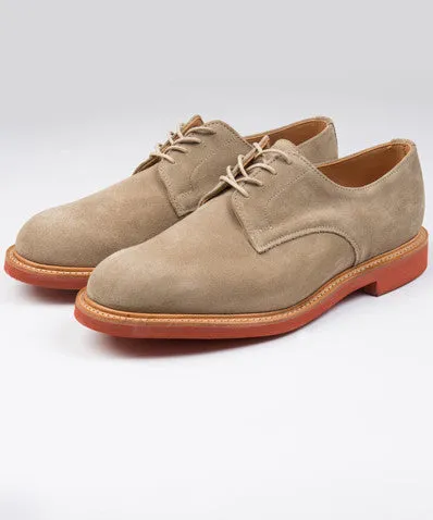 Plain Suede Derby Shoe Dirty