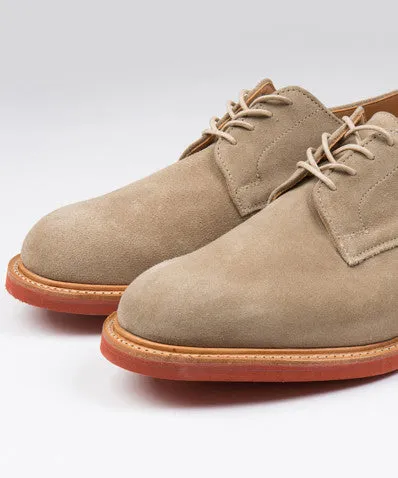 Plain Suede Derby Shoe Dirty