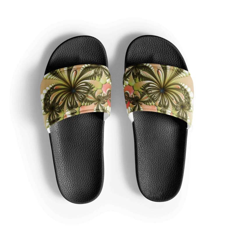 "Wild Lily" Collection - Men’s Slides