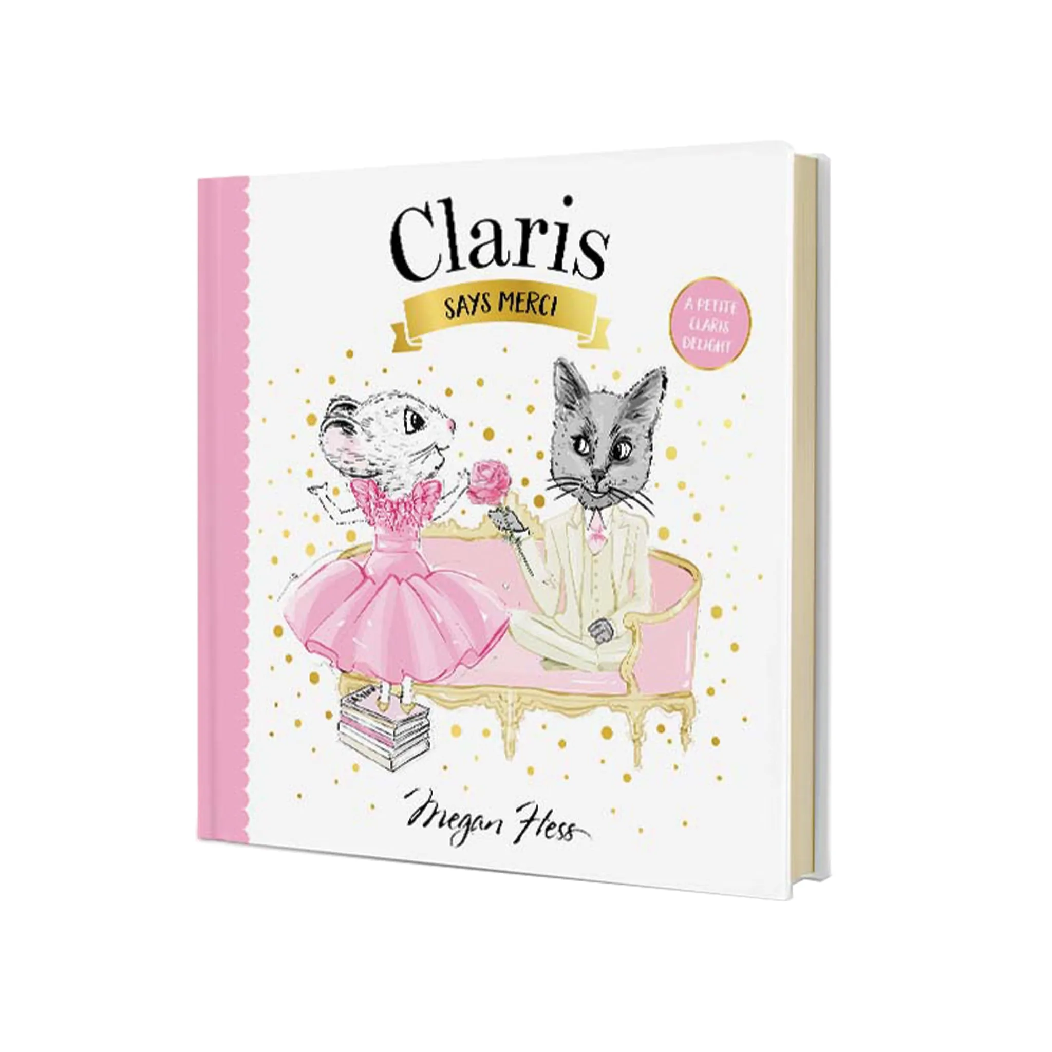 RETIRED - Claris The Mouse: Claris Says Merci & Pink Mini Plush Doll Book Bundle