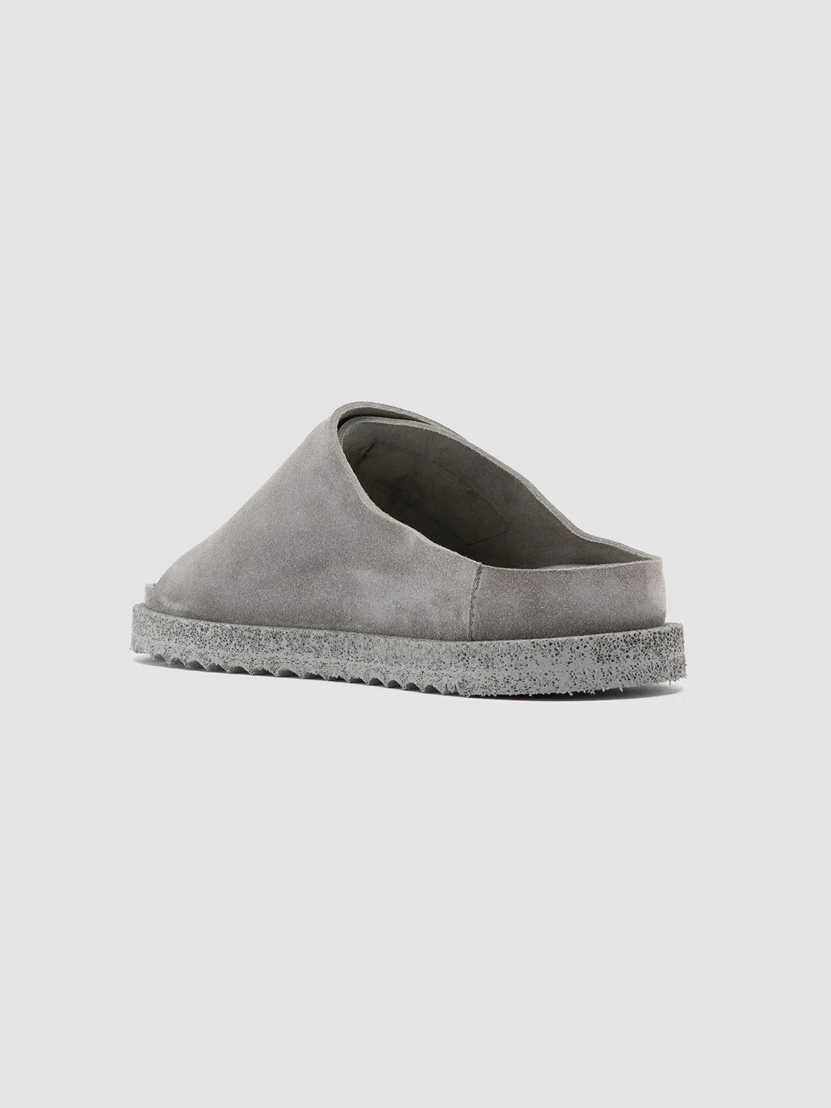 SANDS 106 - Gray Suede Slide Sandals