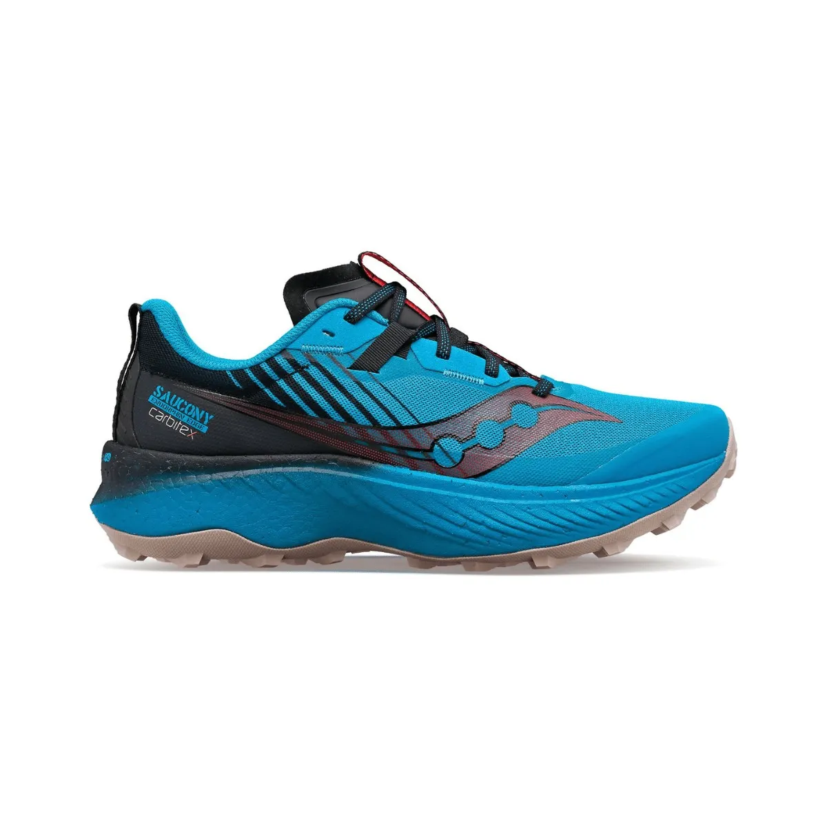 Saucony Endorphin Edge Trail Running Shoes Light Blue Black