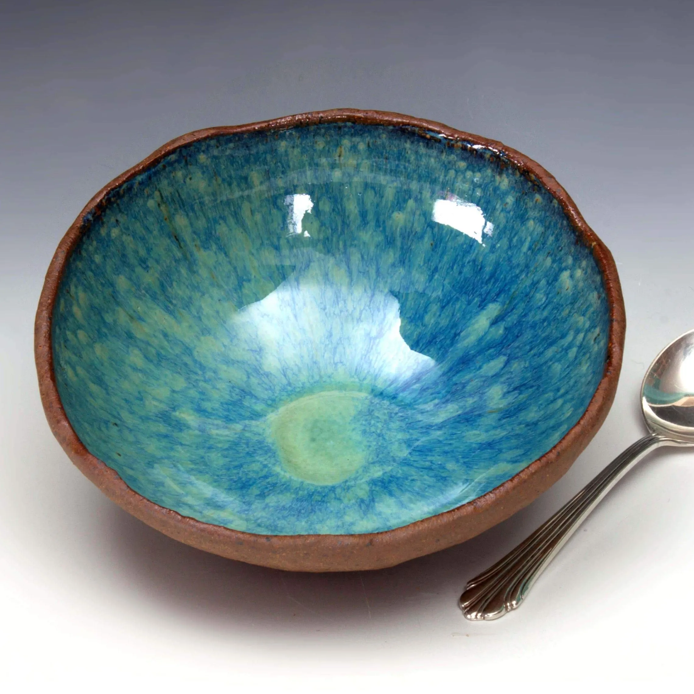 SHELL BOWL in Serena Blue Glaze