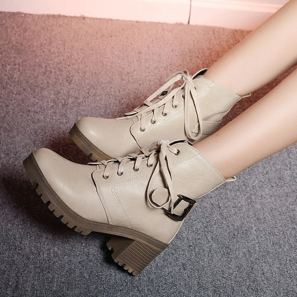 shoelaces winter boots woman ankle martin boots