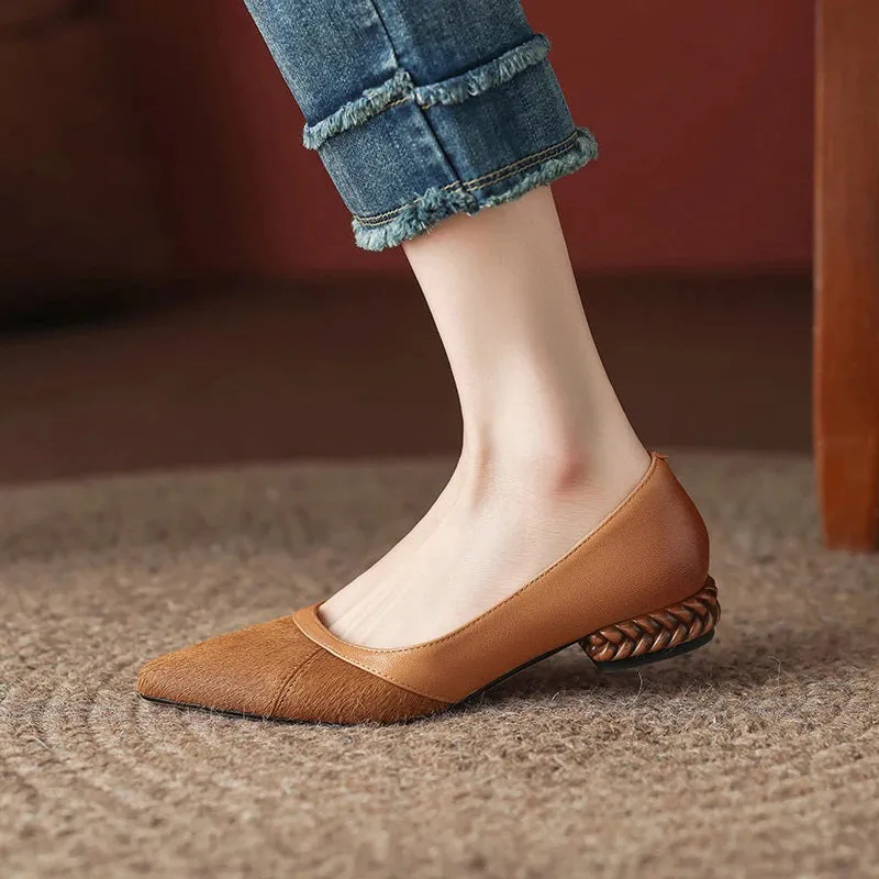 Simple & Gentle Pointed Toe Women's Flat Shoes