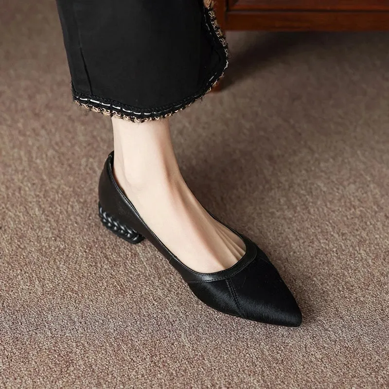 Simple & Gentle Pointed Toe Women's Flat Shoes