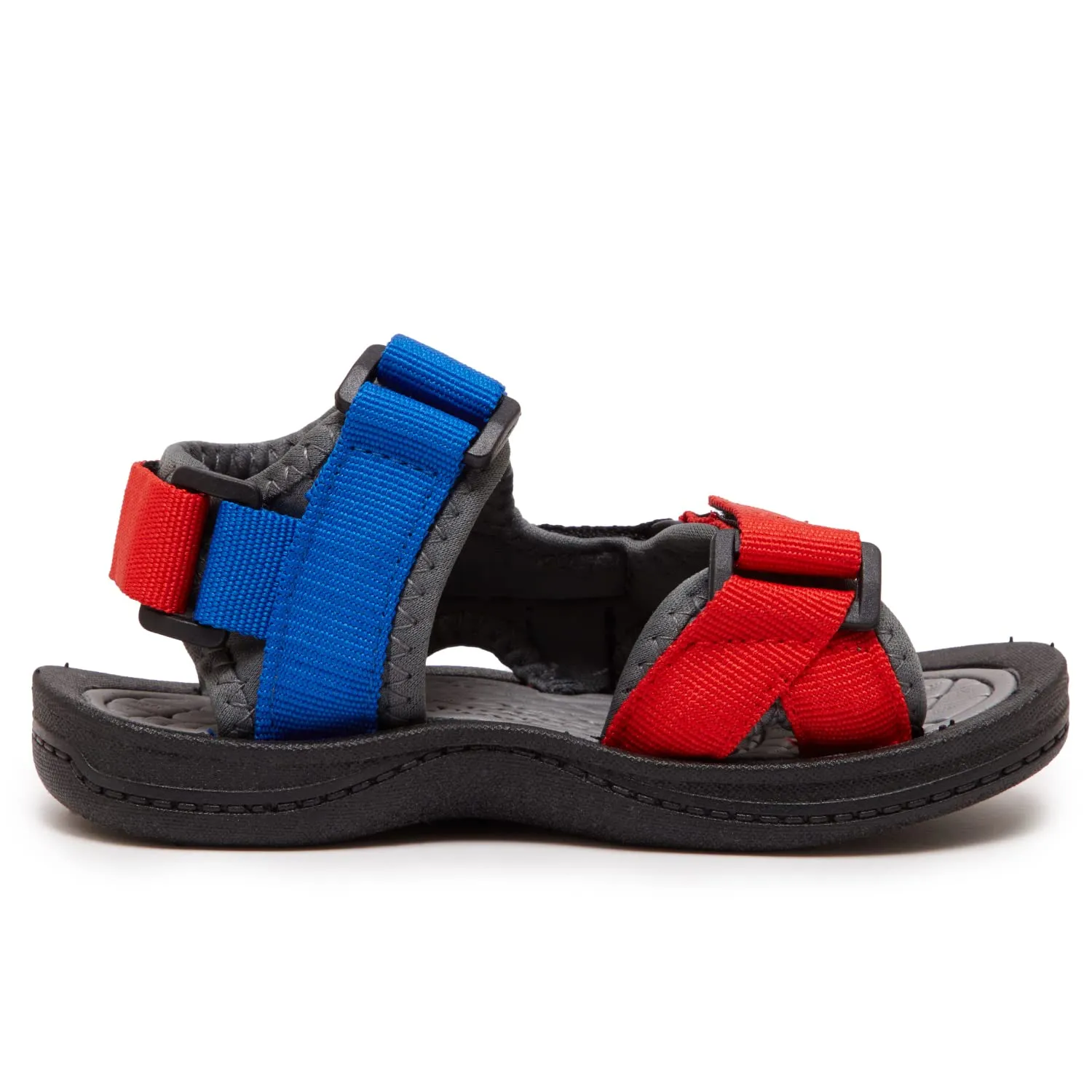 Skysole All Terrain Double Strap Sandals for Boys - Rubber Sole Amphibian Shoes for Beach, Pool, Hiking, Walking & Sports