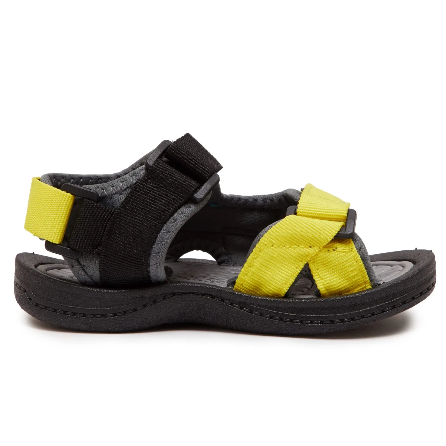 Skysole All Terrain Double Strap Sandals for Boys - Rubber Sole Amphibian Shoes for Beach, Pool, Hiking, Walking & Sports