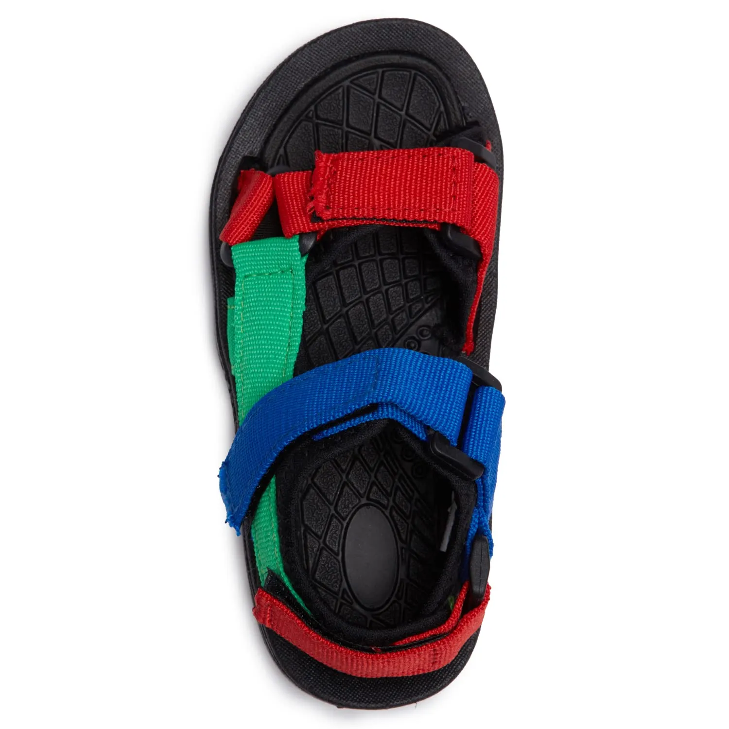 Skysole All Terrain Double Strap Sandals for Boys - Rubber Sole Amphibian Shoes for Beach, Pool, Hiking, Walking & Sports