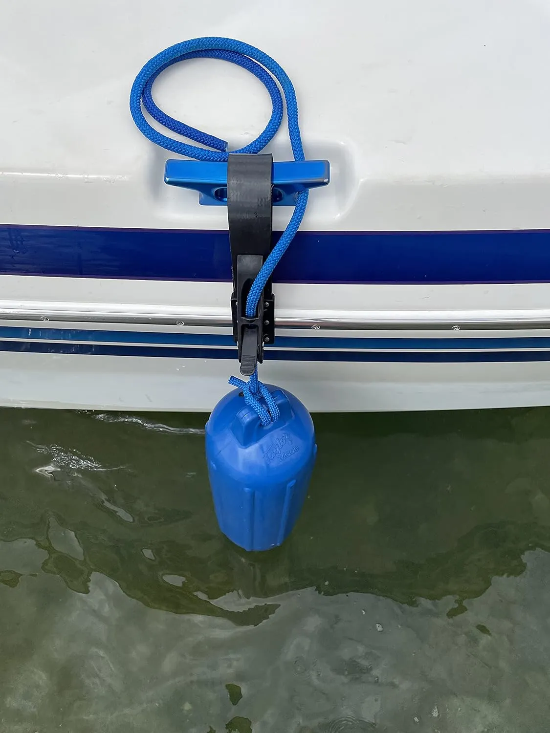 Soft Flex Fender Hanger for Boats and Yachts, Easy to Use, Quickly Adjusts Fender Height on Your Boat