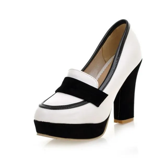 TAOFFEN ladies high heel shoes women sexy dress footwear fashion lady female brand pumps P13025 hot sale EUR size 34-47