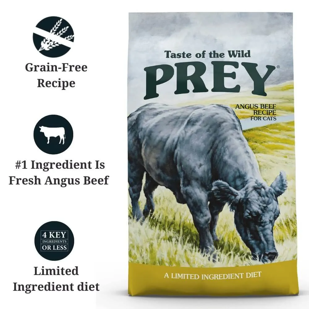 TASTE OF THE WILD PREY Angus Beef Cat Dry Food 6.8kg